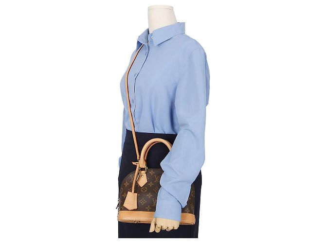 Louis Vuitton Borsa a Spalla Alma BB Marrone - vista 12