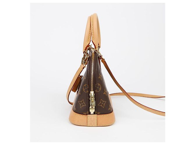 Louis Vuitton Borsa a Spalla Alma BB Marrone - vista 4