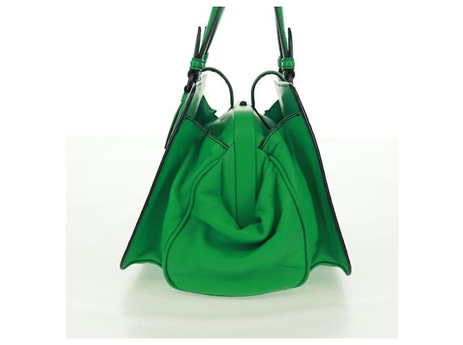 Bottega Veneta Pelle Intrecciato Verde - vista 4