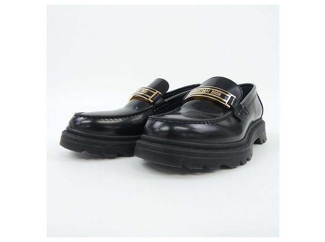 Kalbsleder Schuhe von Christian Dior Schwarz - Ansicht 3