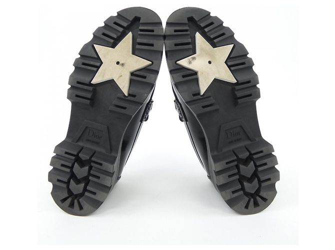 Kalbsleder Schuhe von Christian Dior Schwarz - Ansicht 4