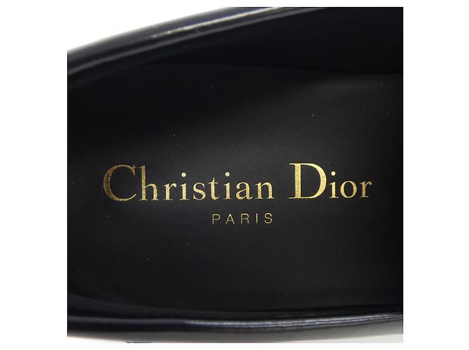 Kalbsleder Schuhe von Christian Dior Schwarz - Ansicht 6