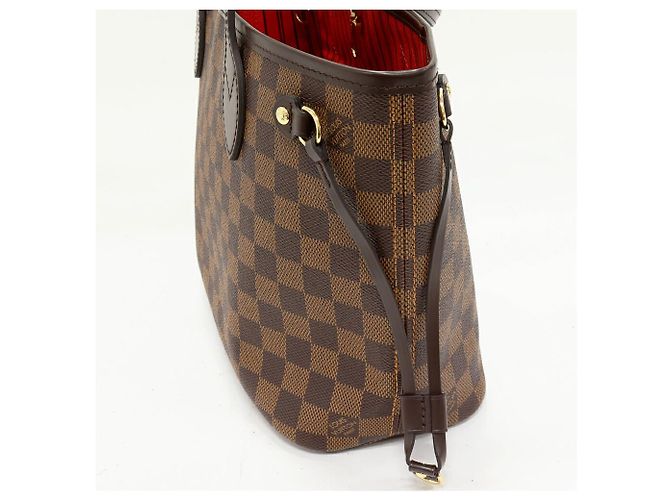 Borsa tote 2 in 1 Neverfull Damier di Louis Vuitton Marrone - vista 5
