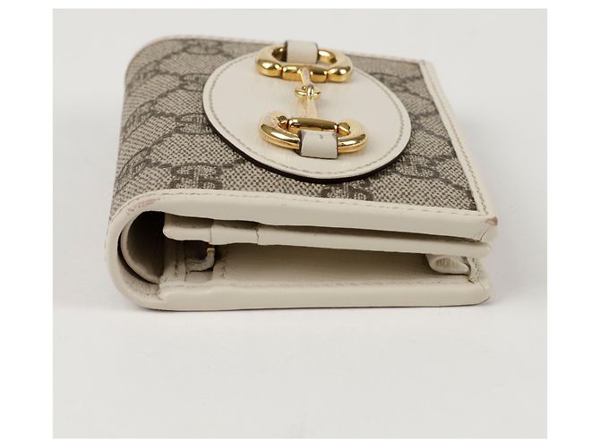 Gucci Tarjetero Horsebit Blanco - vista 3