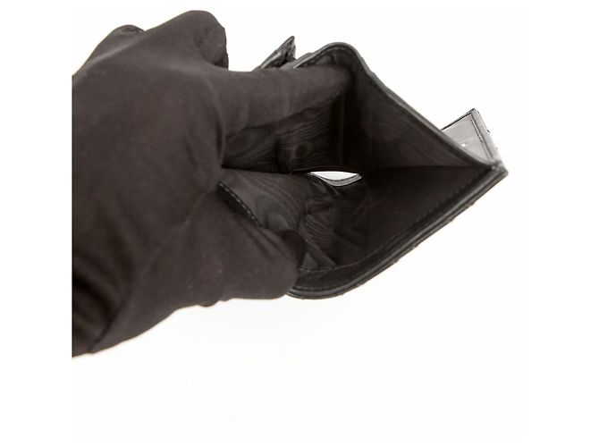 Gucci Schwarze matelassierte Leder GG Marmont Kartenetui - Ansicht 15