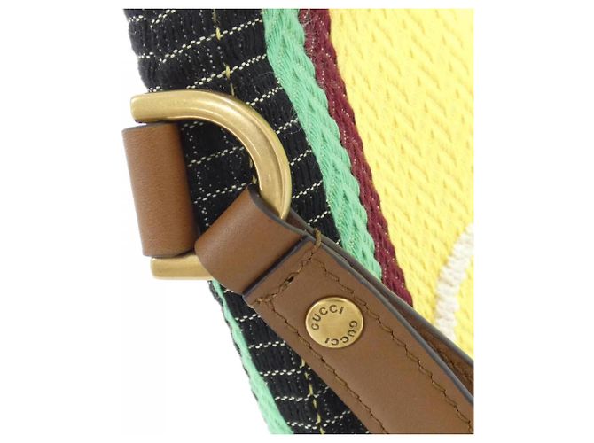 Borsa Gucci 822870 FAEF8 Multicolore Giallo - vista 5