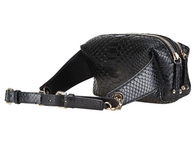 Timeless Chanel Coco Mark Leder Bauchtasche Schwarz - Ansicht 2
