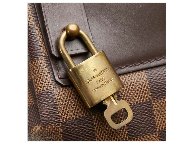 Borsa Boston Damier Greenwich PM Louis Vuitton N41165 Marrone - vista 10