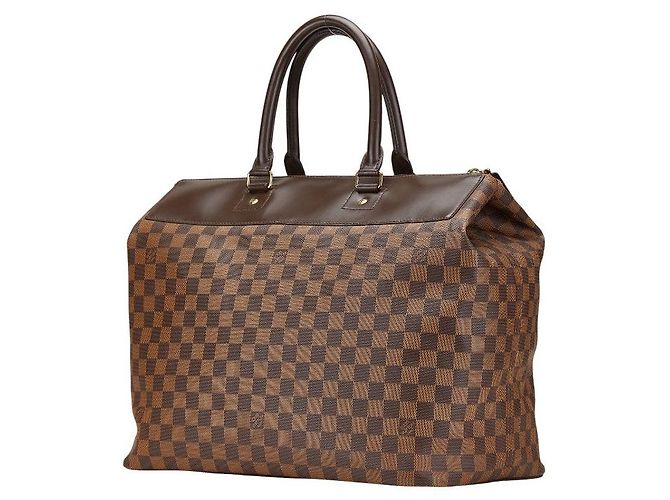 Borsa Boston Damier Greenwich PM Louis Vuitton N41165 Marrone - vista 2