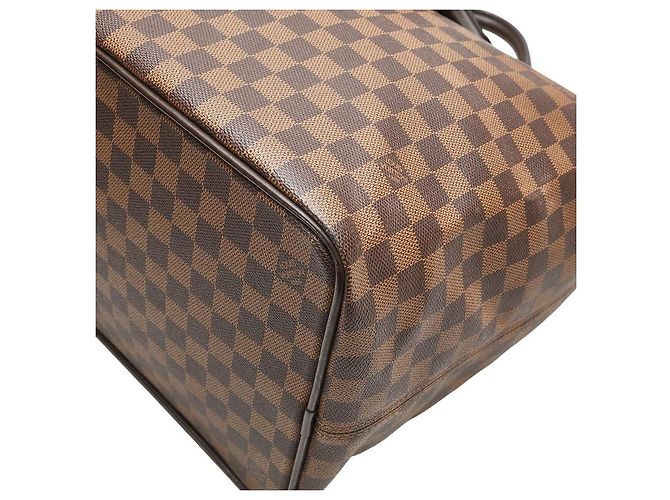 Borsa Boston Damier Greenwich PM Louis Vuitton N41165 Marrone - vista 5