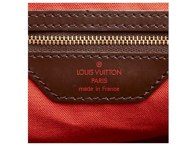 Borsa Boston Damier Greenwich PM Louis Vuitton N41165 Marrone - vista 8