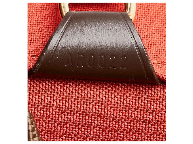 Borsa Boston Damier Greenwich PM Louis Vuitton N41165 Marrone - vista 9