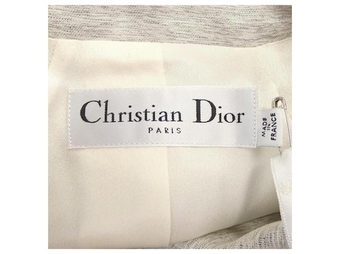 Abrigo Christian Dior Castaño - vista 4