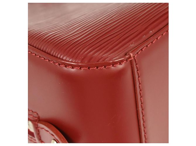 Borsa Jasmin Louis Vuitton in pelle Epi Rosso - vista 7