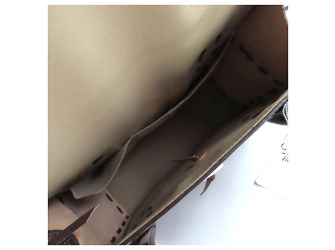 Autre Marque Borsa Maestra S Cutwork GRACE CONTINENTAL Marrone Marrone scuro - vista 5
