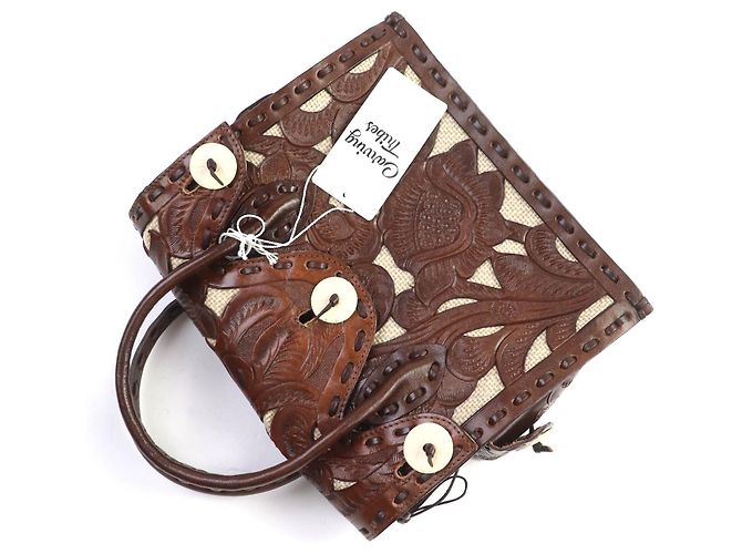Autre Marque Borsa Maestra S Cutwork GRACE CONTINENTAL Marrone Marrone scuro - vista 6