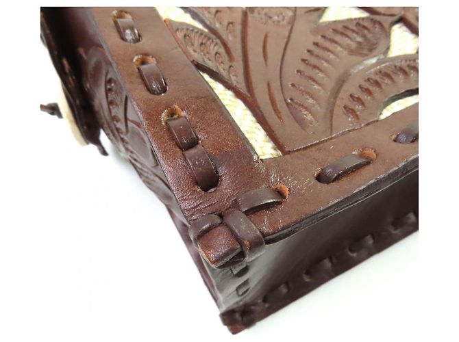 Autre Marque Borsa Maestra S Cutwork GRACE CONTINENTAL Marrone Marrone scuro - vista 7