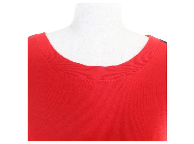Gucci Web line sweatshirt with tweed accents Sweatshirt Red - view 4