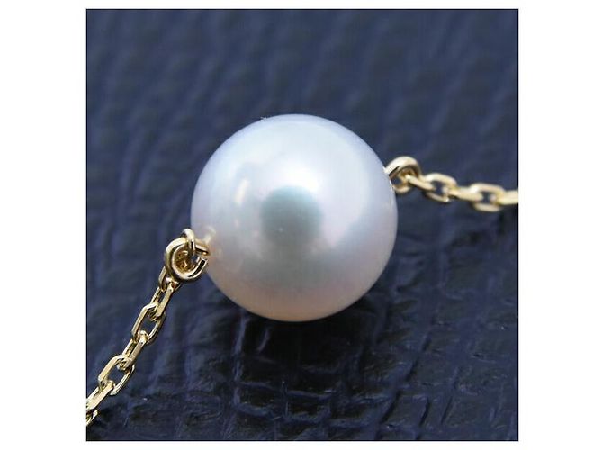 Collana di Perle e Diamanti MIKIMOTO Au750 D'oro - vista 8