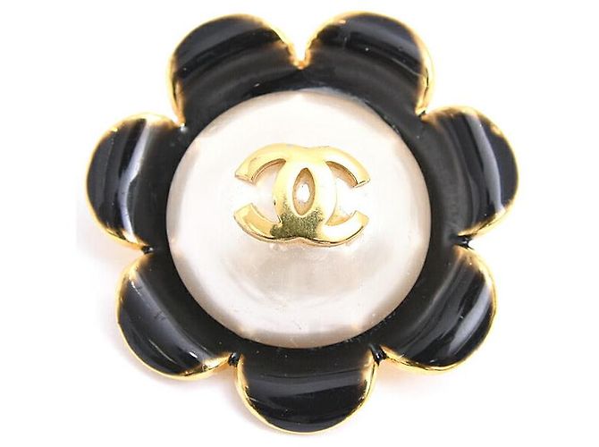 Timeless Spilla Fiore Marchio Coco Chanel Nero - vista 2