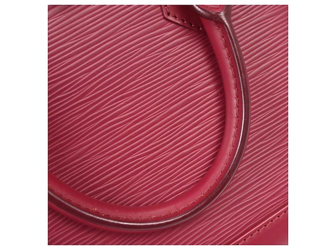Borsa Alma Louis Vuitton in pelle Epi BB Rosa - vista 6