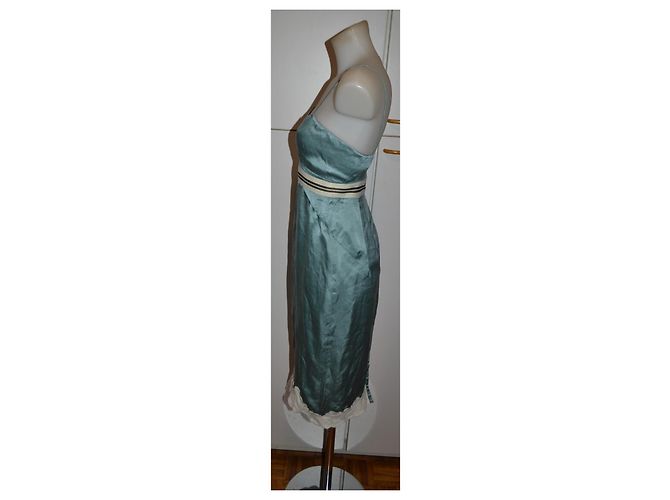 Vestido midi de seda Coast Weber Ahaus Multicor - vista 2