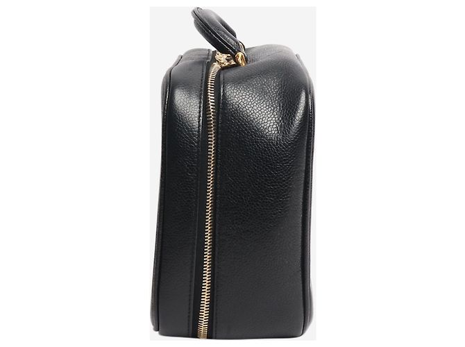 Chanel Borsa Vanity in caviar nero vintage 1996 - vista 3