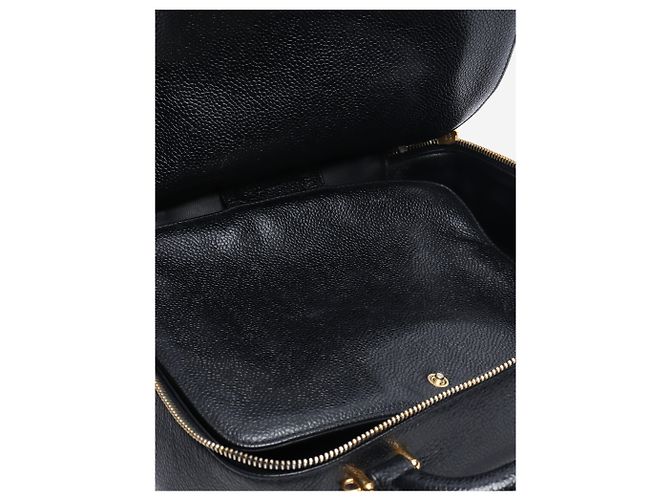 Chanel Borsa Vanity in caviar nero vintage 1996 - vista 7