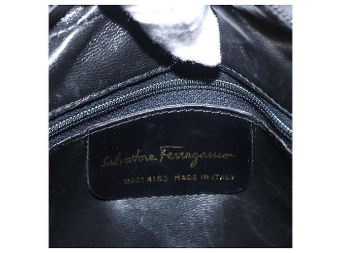 Borsa a spalla Vara Bow in pelle di Salvatore Ferragamo Nero - vista 6
