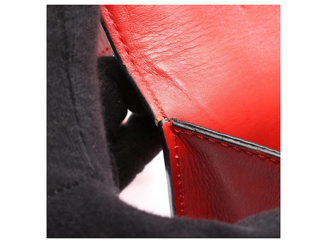 Borsa a spalla in pelle rossa Loewe Barcellona Rosso - vista 5