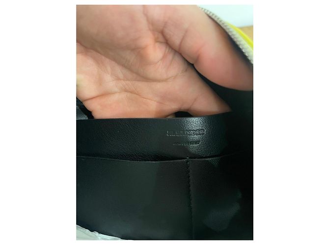 Borsa a spalla in pelle gialla Jil Sander Giallo - vista 11