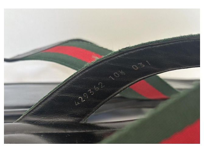 Infradito Gucci Web Trimm Nere Nero - vista 10