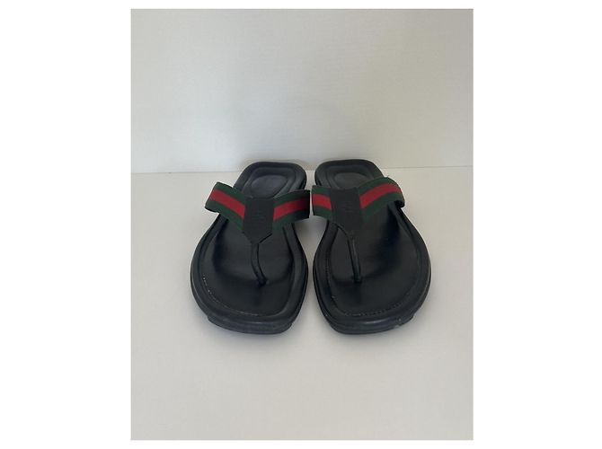 Infradito Gucci Web Trimm Nere Nero - vista 2