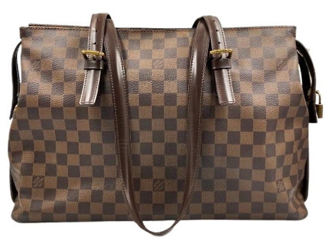 Borsa Tote Damier Chelsea Louis Vuitton Marrone Damier ebene - vista 2