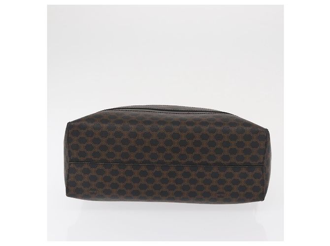 Céline Borsa a mano in tela Macadam CELINE in pelle PVC nera e oro Auth 164398 Nero D'oro - vista 9