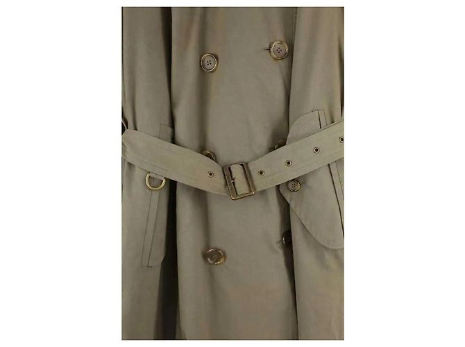 Burberry Trench in cotone kaki Cachi - vista 3