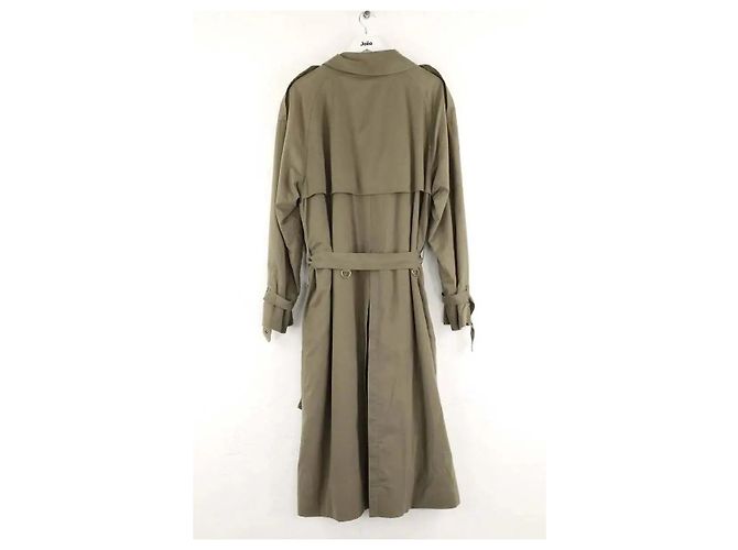 Burberry Trench in cotone kaki Cachi - vista 4
