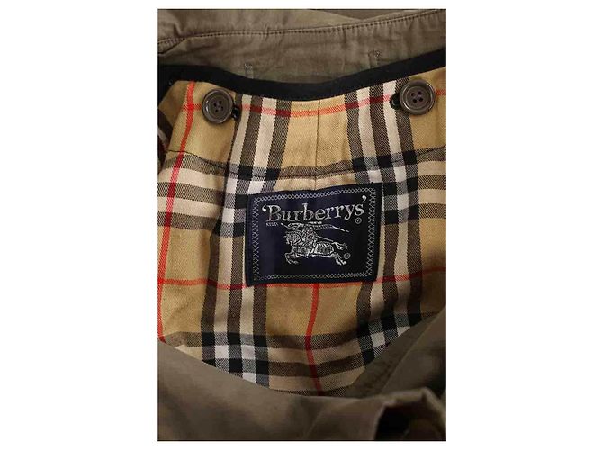 Burberry Trench in cotone kaki Cachi - vista 6