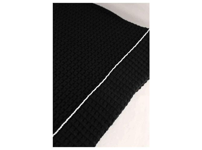 Maison Martin Margiela Sciarpa in lana nera Nero - vista 4
