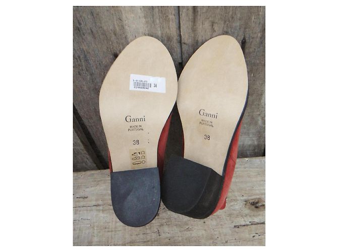 Stivaletti Ganni Filippa Split Corallo Camoscio - vista 5