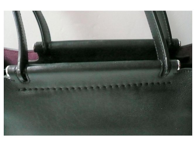 TOD'S Wave Glattleder Schwarze Eimer Tasche in ausgezeichnetem Zustand - Ansicht 6