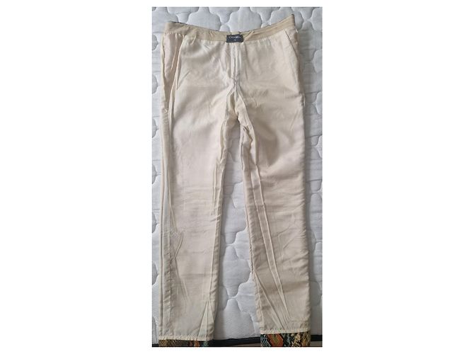 Chanel Pantalones, leggings Impresión de pitón - vista 10