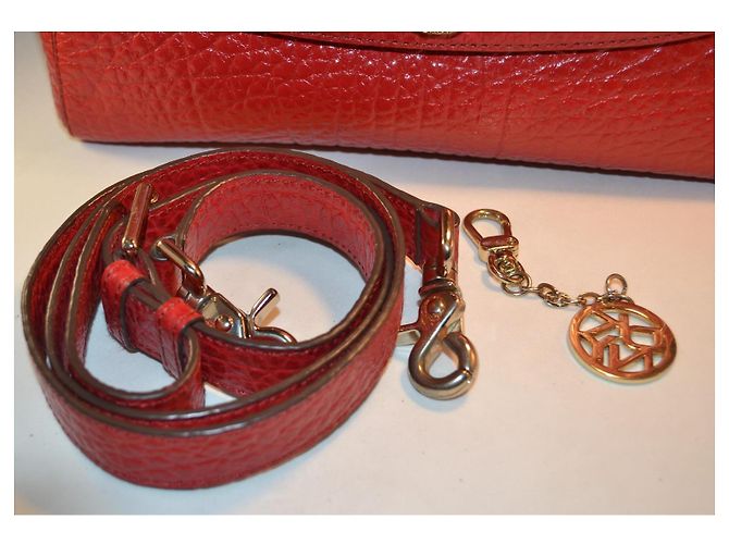 Borsa a mano DKNY in pelle rossa Rosso - vista 2