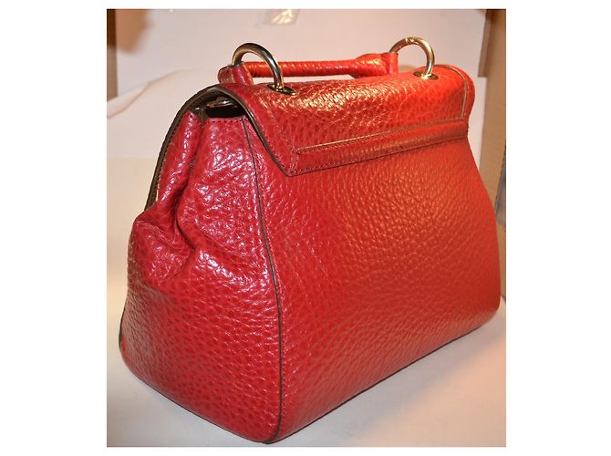 Borsa a mano DKNY in pelle rossa Rosso - vista 4
