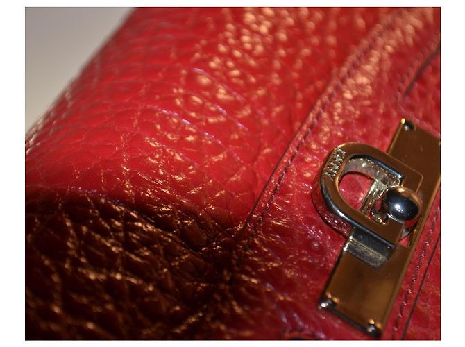 Borsa a mano DKNY in pelle rossa Rosso - vista 6