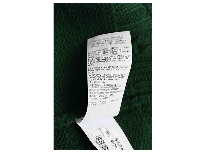 Maison Martin Margiela Gilet in lana verde - vista 7