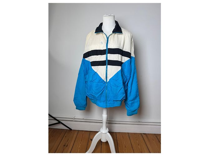 Blouson Vintage Dior Uomo Blu Bianco Nero L Multicolore - vista 13
