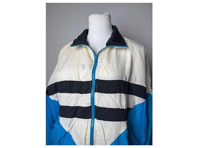 Blouson Vintage Dior Uomo Blu Bianco Nero L Multicolore - vista 14