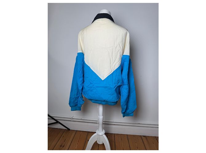 Blouson Vintage Dior Uomo Blu Bianco Nero L Multicolore - vista 3
