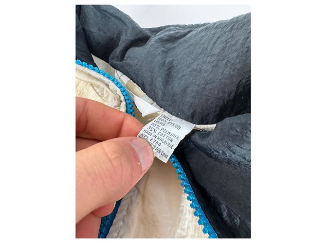 Blouson Vintage Dior Uomo Blu Bianco Nero L Multicolore - vista 8
